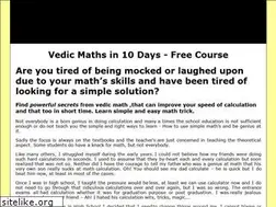 Sites similar to vedicmathsin10days.com