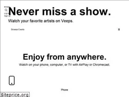 Sites similar to veeps.com
