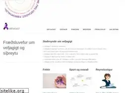 Sites similar to vefjagigt.is