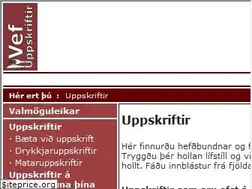 Sites similar to vefuppskriftir.com