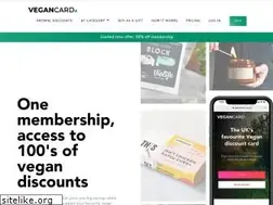 Sites similar to vegancard.co.uk