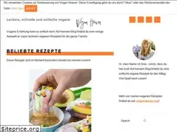 Sites similar to veganheaven.de
