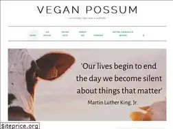 Sites similar to veganpossum.com