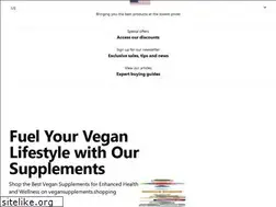 Sites similar to vegansupplements.shopping