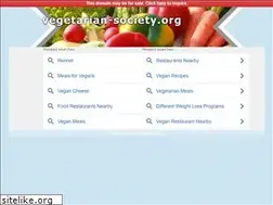 Sites similar to vegetarian-society.org