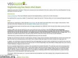 Sites similar to vegguide.org