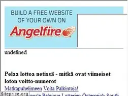 Sites similar to veikkaus-lotto.angelfire.com