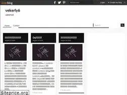 Sites similar to vekerly6.over-blog.com