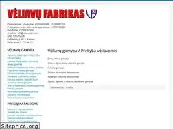 Sites similar to veliavufabrikas.lt