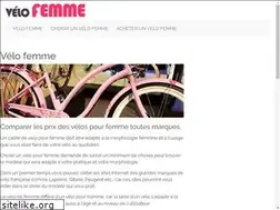 Sites similar to velo-femme.com