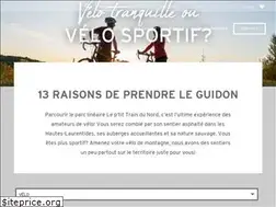Sites similar to velo-hautes-laurentides.qc.ca