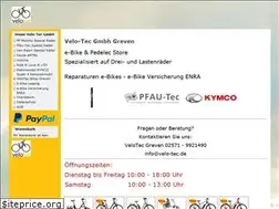 Sites similar to velo-tec.de