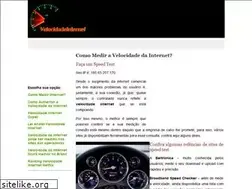 Sites similar to velocidadeinternet.net.br