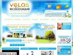 Sites similar to veloecologique.com