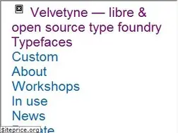 Sites similar to velvetyne.fr
