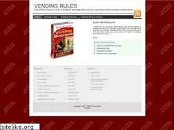 Sites similar to vendingrules.com