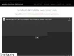 Sites similar to vendita-biciclette-elettriche.it