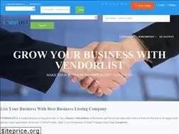 Sites similar to vendorlist.in