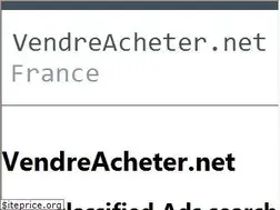 Sites similar to vendreouacheter.net