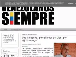 Sites similar to venezolanossiempre.blogspot.com