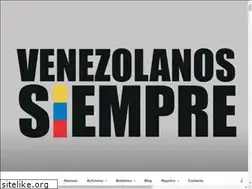 Sites similar to venezolanossiempre.org