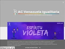 Sites similar to venezuelaigualitaria.org