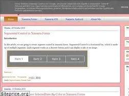 Sites similar to venkyxamarin.blogspot.com