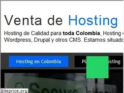 Sites similar to ventadehostingencolombia.com
