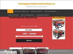 Sites similar to ventageneradoreselectricos.es