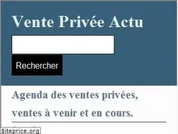 Sites similar to vente-privee-actu.com