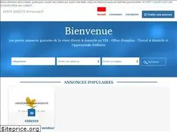 Sites similar to ventedirecte-annonces.fr
