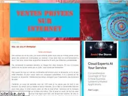 Sites similar to ventespriveessurinternet.blogspot.com
