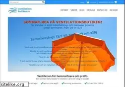 Sites similar to ventilationsbutiken.se