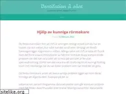 Sites similar to ventilationssystem.nu