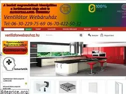 Sites similar to ventilatorwebaruhaz.hu