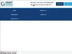 Sites similar to ventsystems.com.au