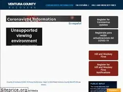 Sites similar to venturacountyrecovers.org