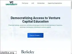 Sites similar to venturecapitaluniversity.com