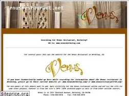 Sites similar to venusrestaurant.net