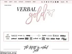 Sites similar to verbalgoldblog.com