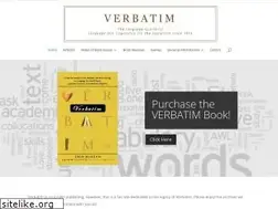 Sites similar to verbatimmag.com