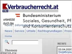 Sites similar to verbraucherrecht.at