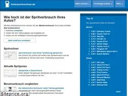 Sites similar to verbrauchsrechner.de