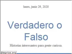 Sites similar to verdaderoofalso.es