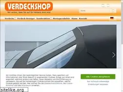 Sites similar to verdeckshop.de