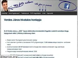 Sites similar to verdesjanos.hu