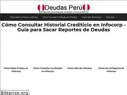 Sites similar to verdeudasperu.info