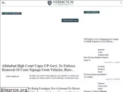 Sites similar to verdictum.in