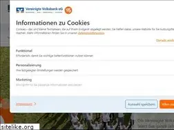 Sites similar to vereinigtevolksbankeg.de