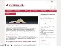 Sites similar to vereinsrecht.de